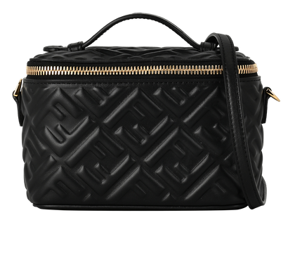 FF Motif Vanity, &pound;950, Handbags, Black, Leather, Front view